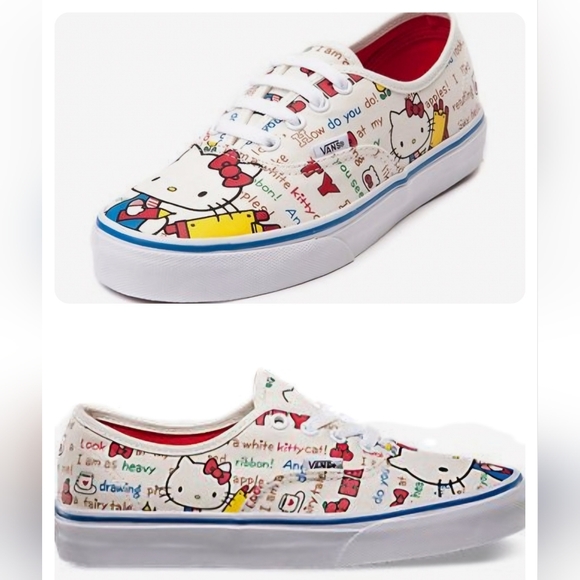 Vans Shoes - NWT Sanrio HELLO KITTY VANS 2014 Womens Sz. 9 Mens Sz. 7.5 Limited Edition